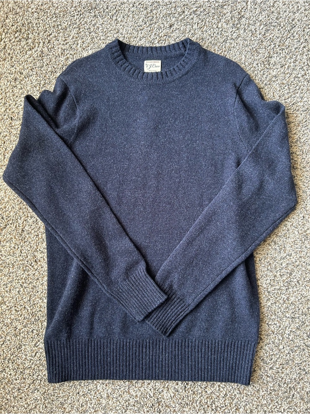 J.Crew Dark Navy Crewneck Sweater